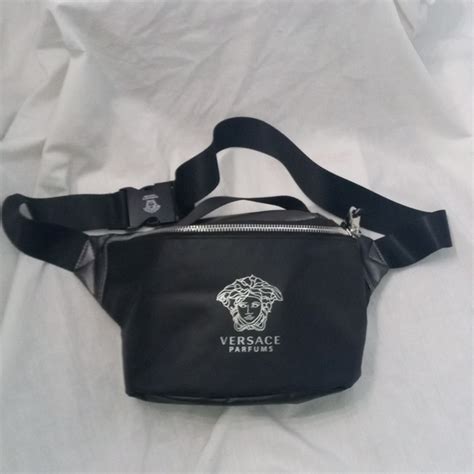 versace fanny pack ebay|versace black and white purse.